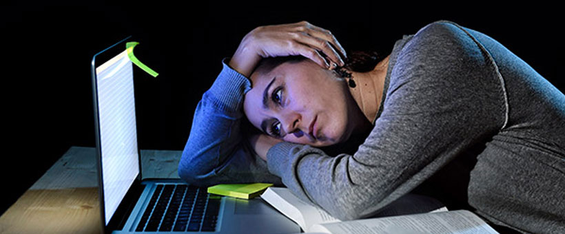 student with laptop