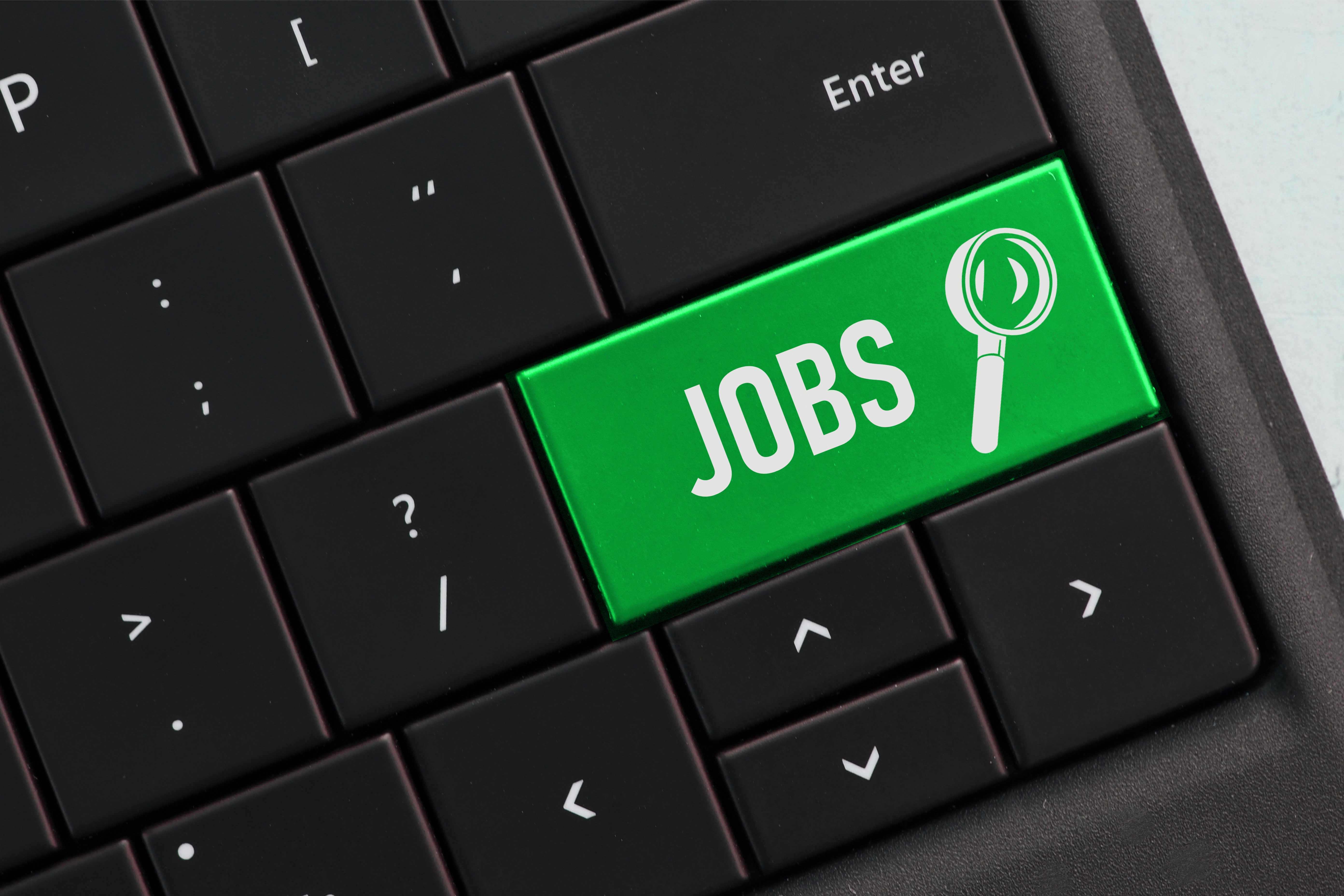 green jobs keyboard button