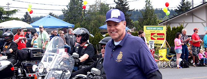 Jim Jones in the 2013 Irrigation Festival Parade