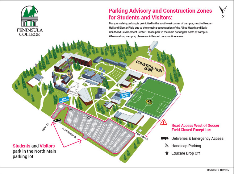 Construction Alerts | Peninsula College