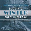 slide into winter enrollment day